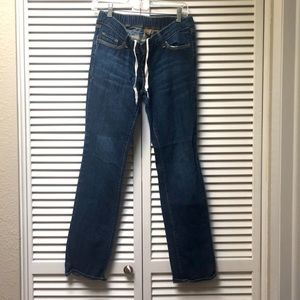 Straight leg maternity jeans